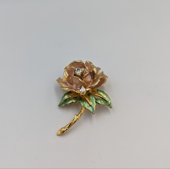 RJ Graziano 1997 Vintage Iconic Princess Diana England's Rose Pin/Brooch - Picture 5 of 10